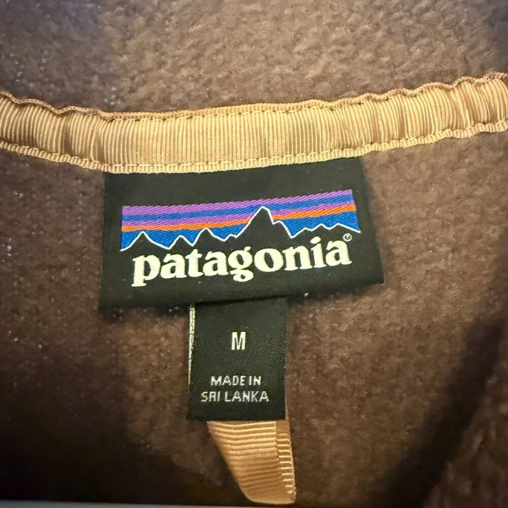 NWT Patagonia Women's Retro Pile Fleece Vest, Medium in Dusky Brown - Picture 3 of 6